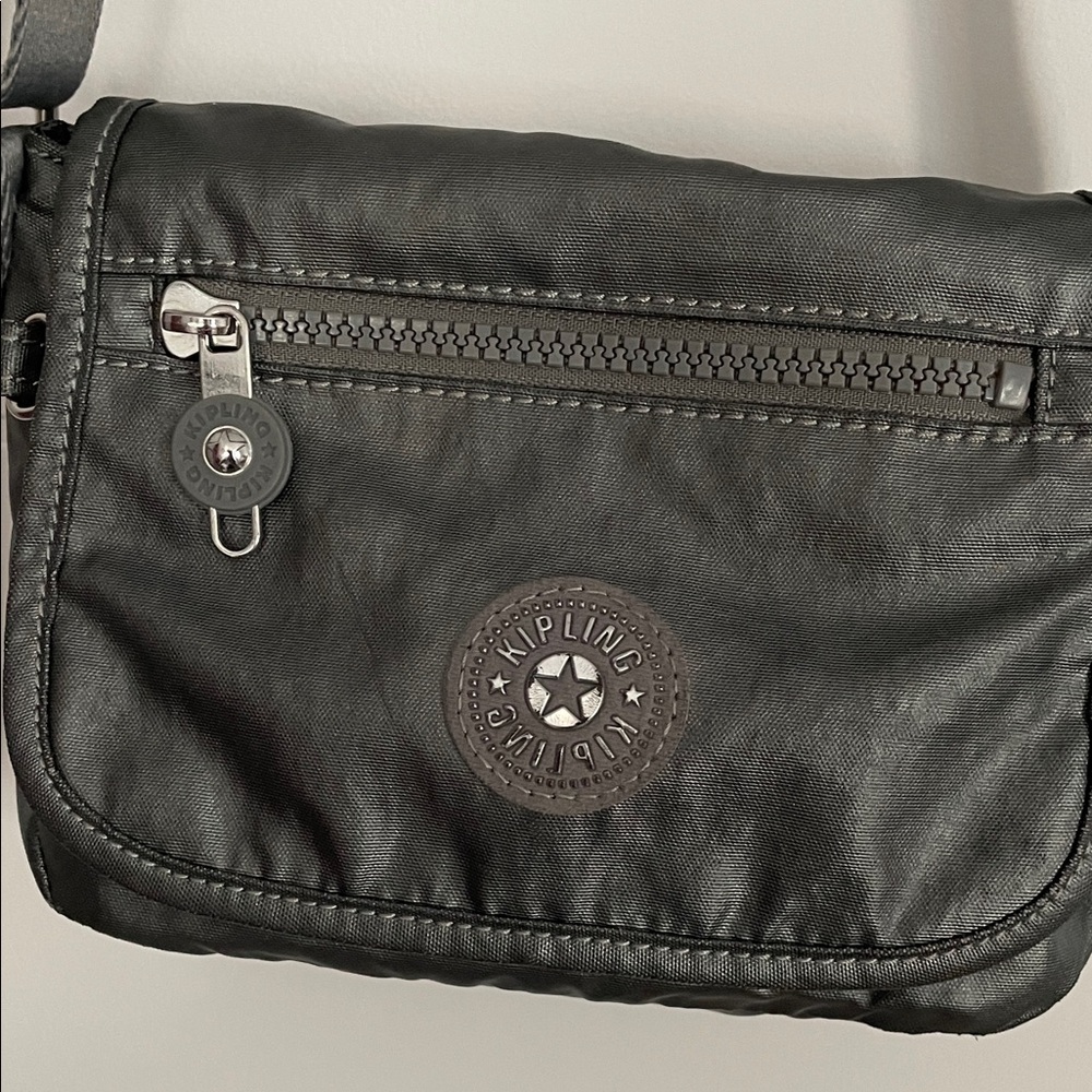 Kipling Charcoal Crossbody Bag